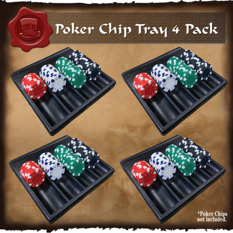Poker Tray 4 Pack
